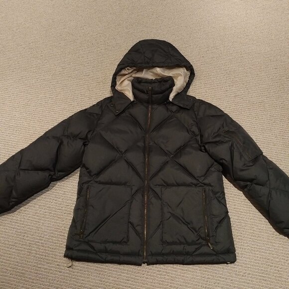 Down & Feather Women's Winter XL Jacket, Army Green - Picture 1 of 5